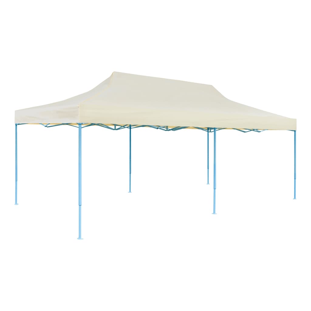 Pop-Up-Partyzelt Faltbar Creme 3×6 m