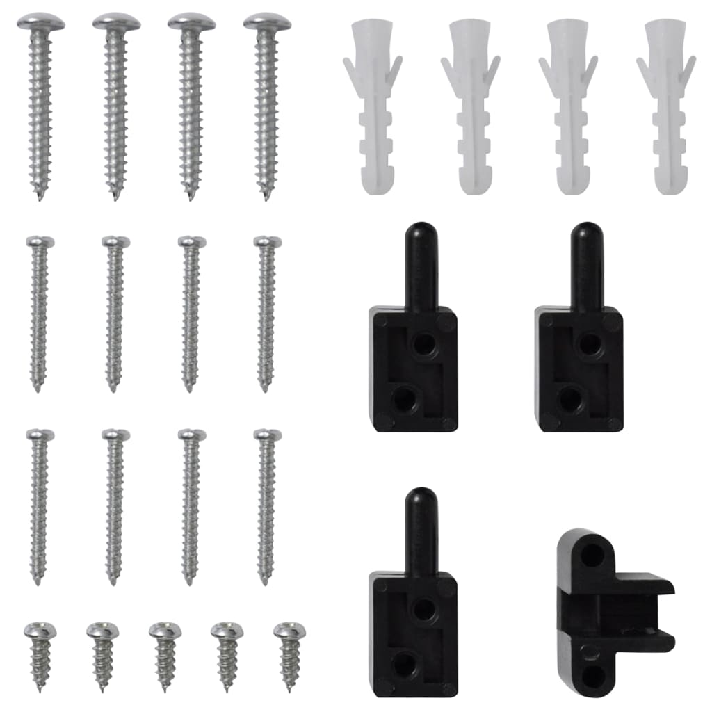 Insektenschutz mit Scharnieren für Türen 100x215 cm Braun