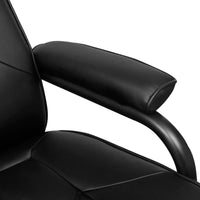 Thumbnail for TV-Sessel mit Fußhocker Schwarz Kunstleder