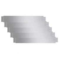 Thumbnail for Flexible Rasenkante 5-er Set Verzinkter Stahl 100x14 cm