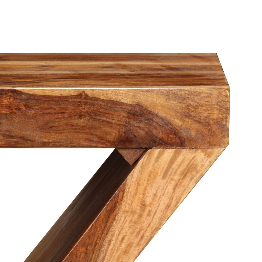 Beistelltisch Z-förmig Massivholz