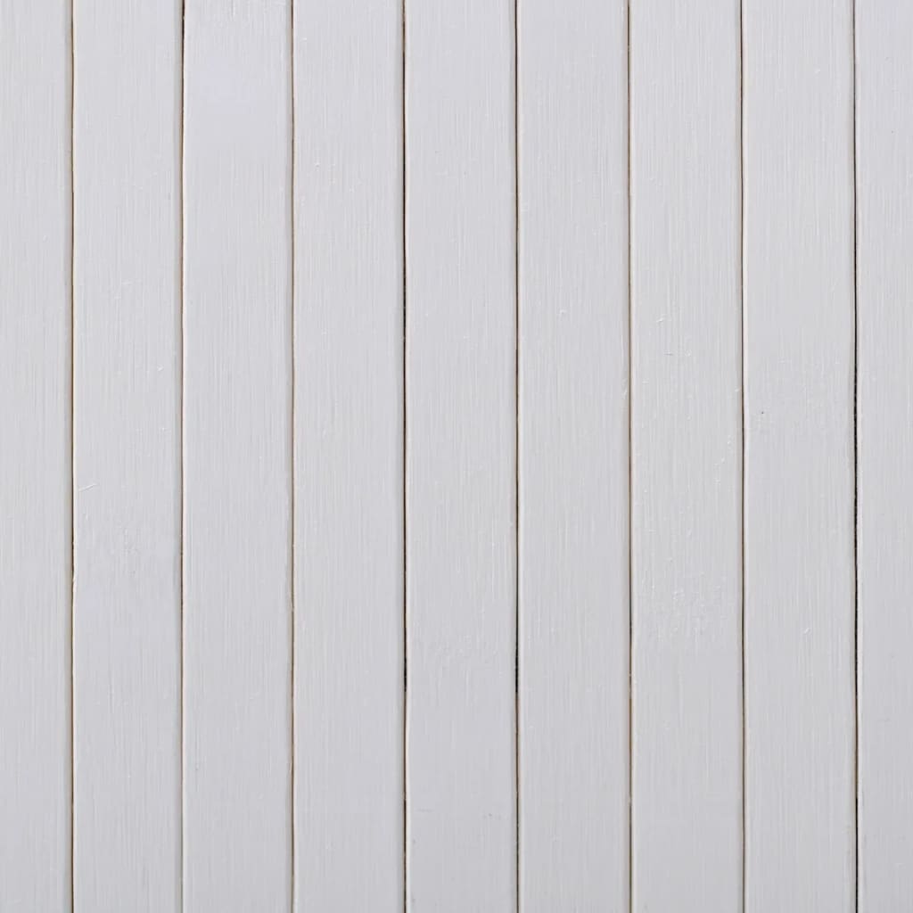 Raumteiler Bambus Weiß 250×165 cm