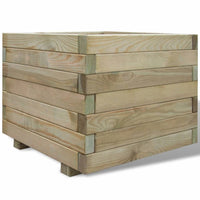 Thumbnail for Hochbeet 50x50x40 cm Holz Quadratisch