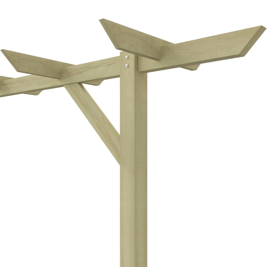 Gartenpergola 200x40x205 cm Holz