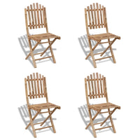 Thumbnail for Gartenstühle Bambus 4 Stk.