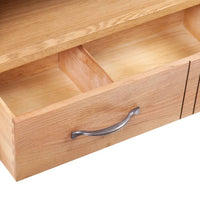 Thumbnail for TV-Schrank mit Schublade 88x42x46 cm Massivholz Eiche