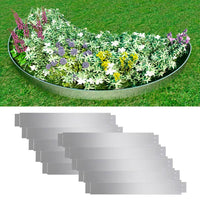 Thumbnail for Flexible Rasenkante 10-er Set Verzinkter Stahl 100x14 cm