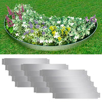 Thumbnail for Flexible Rasenkante 15-er Set Verzinkter Stahl 100x14 cm