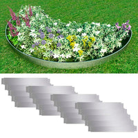 Thumbnail for Flexible Rasenkante 20-er Set Verzinkter Stahl 100x14 cm