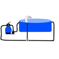 Thumbnail for Garten-Wasserfall Pool-Fontäne Edelstahl 45x30x60 cm