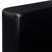 Thumbnail for L-förmiges Sofa 3-Sitzer Kunstleder Schwarz