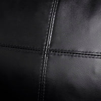 Thumbnail for L-förmiges Sofa 3-Sitzer Kunstleder Schwarz