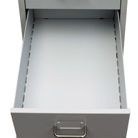 Thumbnail for Registerschrank mit 5 Schubladen Grau 68,5 cm Stahl