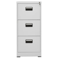 Thumbnail for Aktenschrank Hellgrau 46x62x102,5 cm Stahl