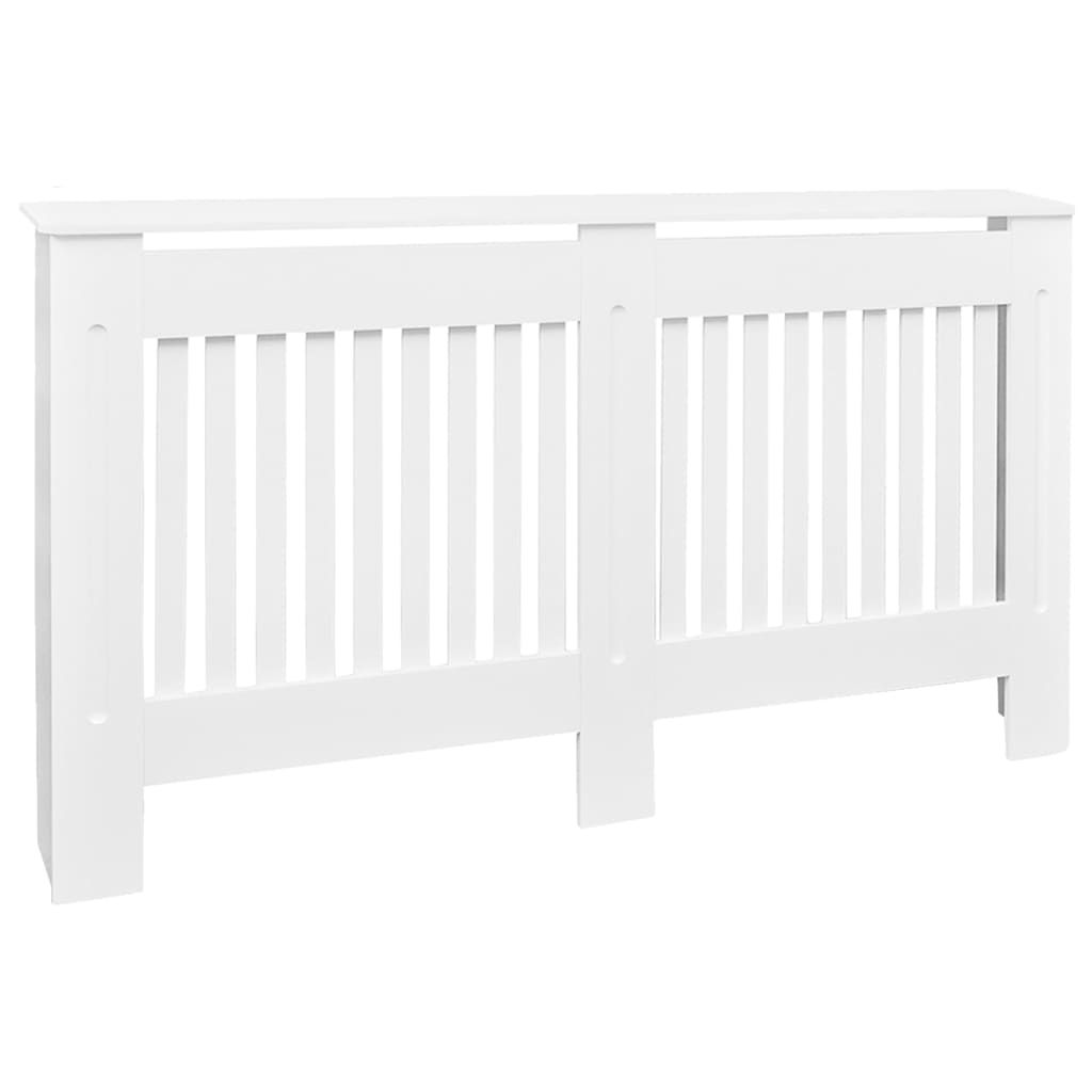 MDF Heizkörper-Abdeckung Heizkörperverkleidung 152 cm, weiß