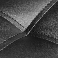 Thumbnail for Chaiselongue mit Kissen Schwarz Kunstleder