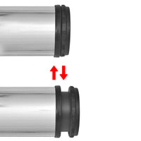 Thumbnail for 4x höhenverstellbares Tischbein Chrom 1100 mm
