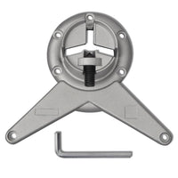 Thumbnail for 4x höhenverstellbares Tischbein Nickel gebürstet 710 mm