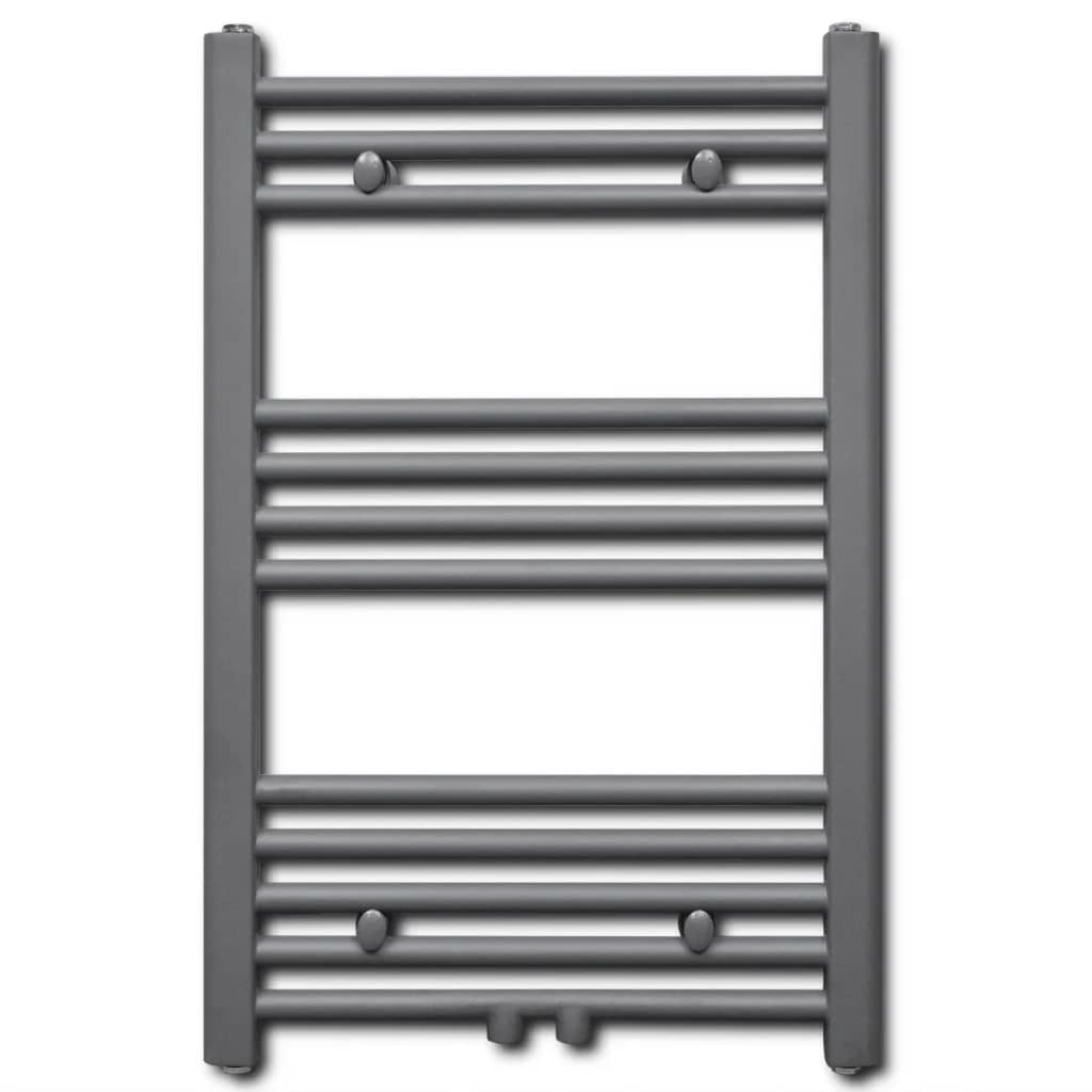 Handtuchheizkörper Warmwasser Gerade Grau 500x764 mm