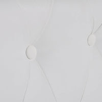 Thumbnail for Chesterfield Sofa 2-Sitzer Kunstleder Weiß