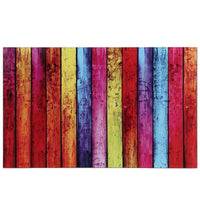 Thumbnail for Glasschreibtisch mit Regenbogenmuster