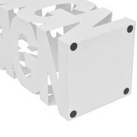 Thumbnail for Schirmhalter Schirmständer Gehstöcke Stahl weiß quadratisch 48,5 cm