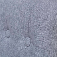 Thumbnail for Esszimmerstühle 4 Stk. Hellgrau Stoff