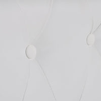 Thumbnail for vidaXL Chesterfield-Sofas 2-Sitzer und 3-Sitzer Kunstleder Weiß