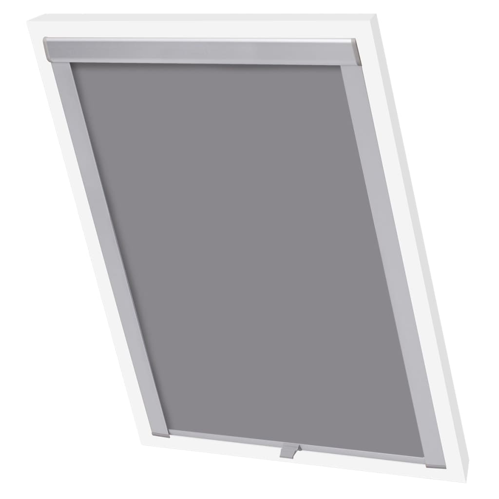 131263 vidaXL Blackout Roller Blinds Grey 104