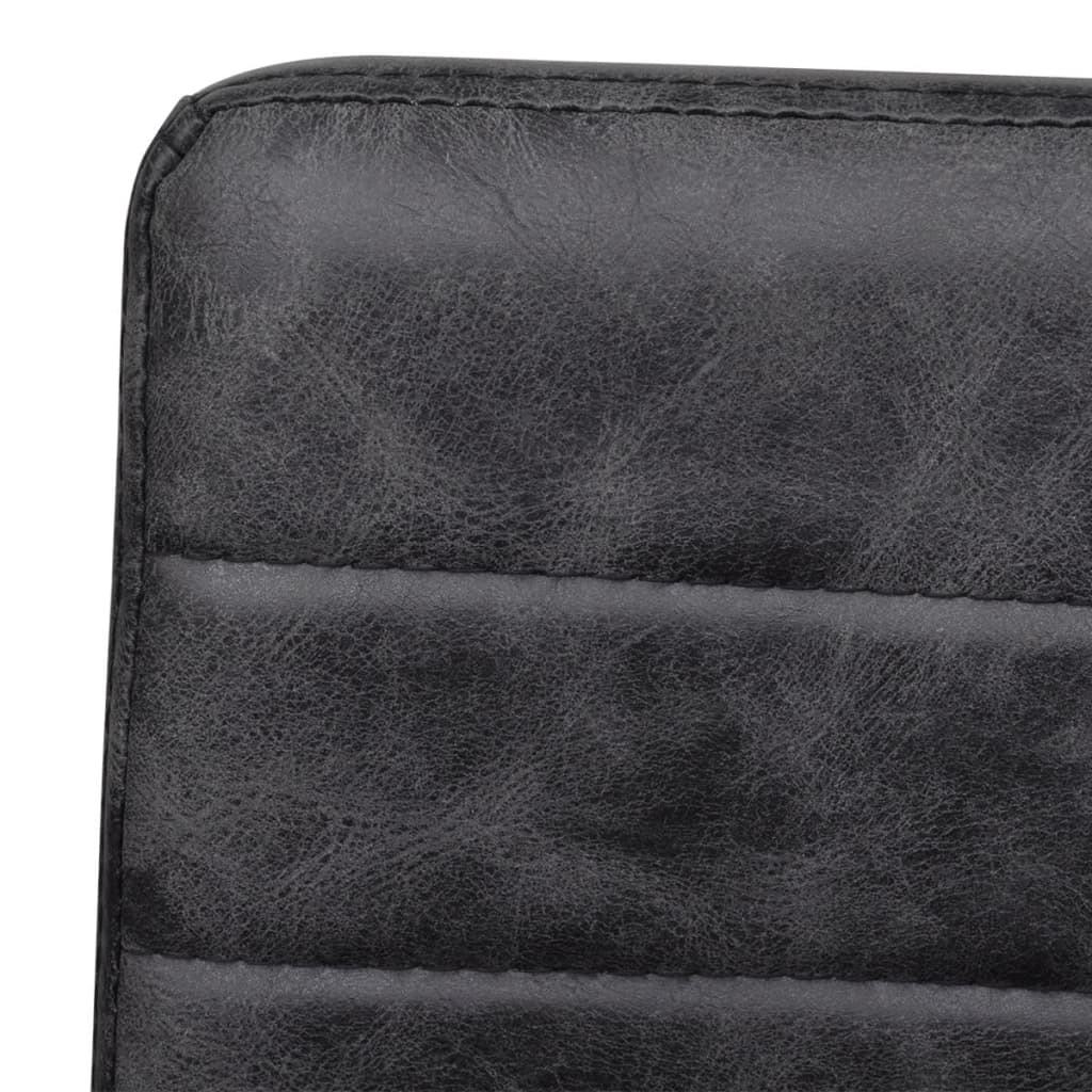 Freischwinger 4 Stk. Schwarz Kunstleder