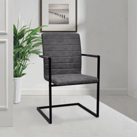 Thumbnail for Freischwinger 4 Stk. Grau Kunstleder