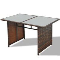 Thumbnail for 10-tlg. Garten-Lounge-Set mit Auflagen Poly Rattan Braun