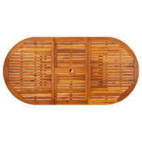 Thumbnail for Gartentisch 200x100x74 cm Akazie Massivholz