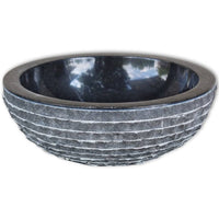 Thumbnail for Waschbecken Marmor 40 cm Schwarz