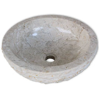 Thumbnail for Waschbecken Marmor 40 cm Creme