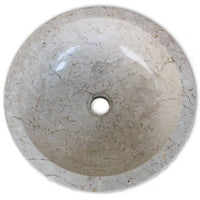 Thumbnail for Waschbecken Marmor 40 cm Creme