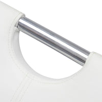 Thumbnail for Esszimmerstühle 2 Stk. Weiß Kunstleder