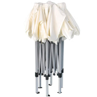 Thumbnail for Pop-Up-Partyzelt Hexagonal Faltbar Cremeweiß 3,6x3,1 m