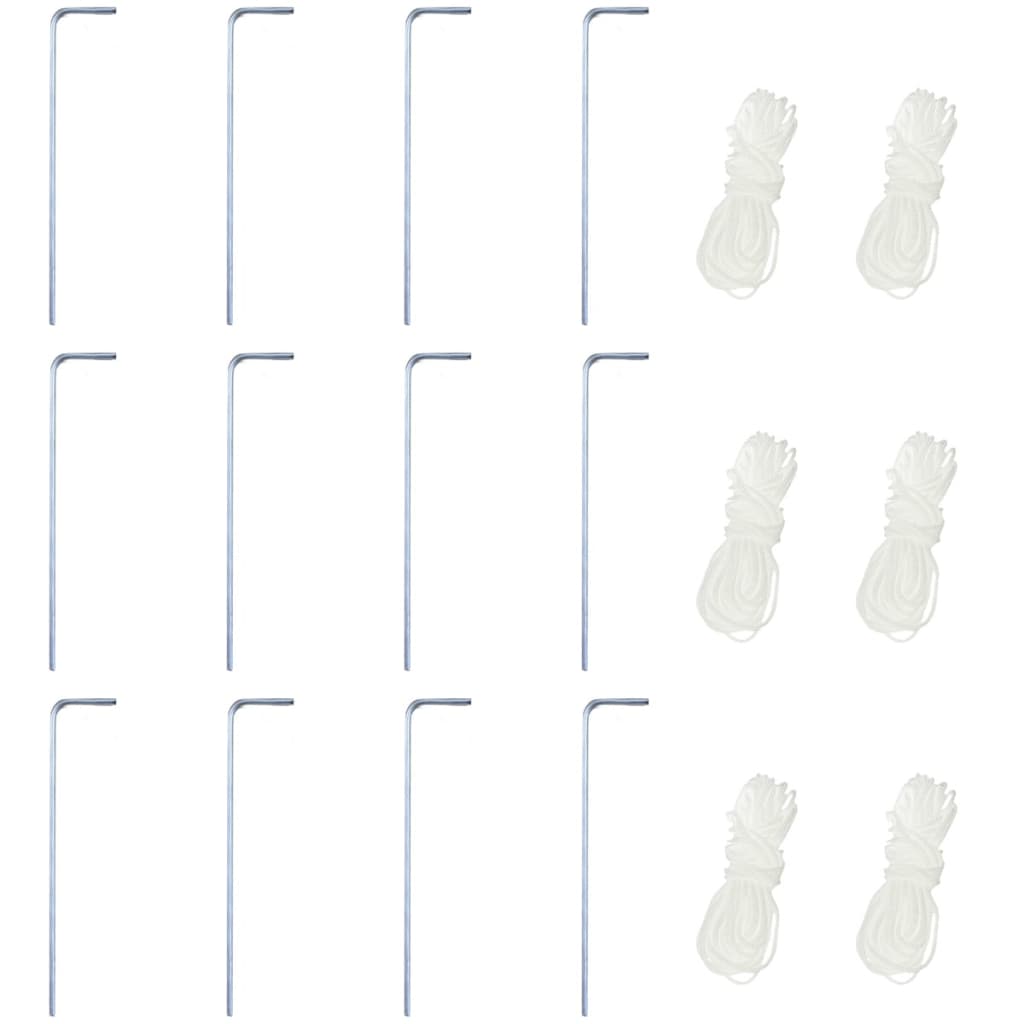 Pop-Up-Partyzelt Hexagonal Faltbar Cremeweiß 3,6x3,1 m