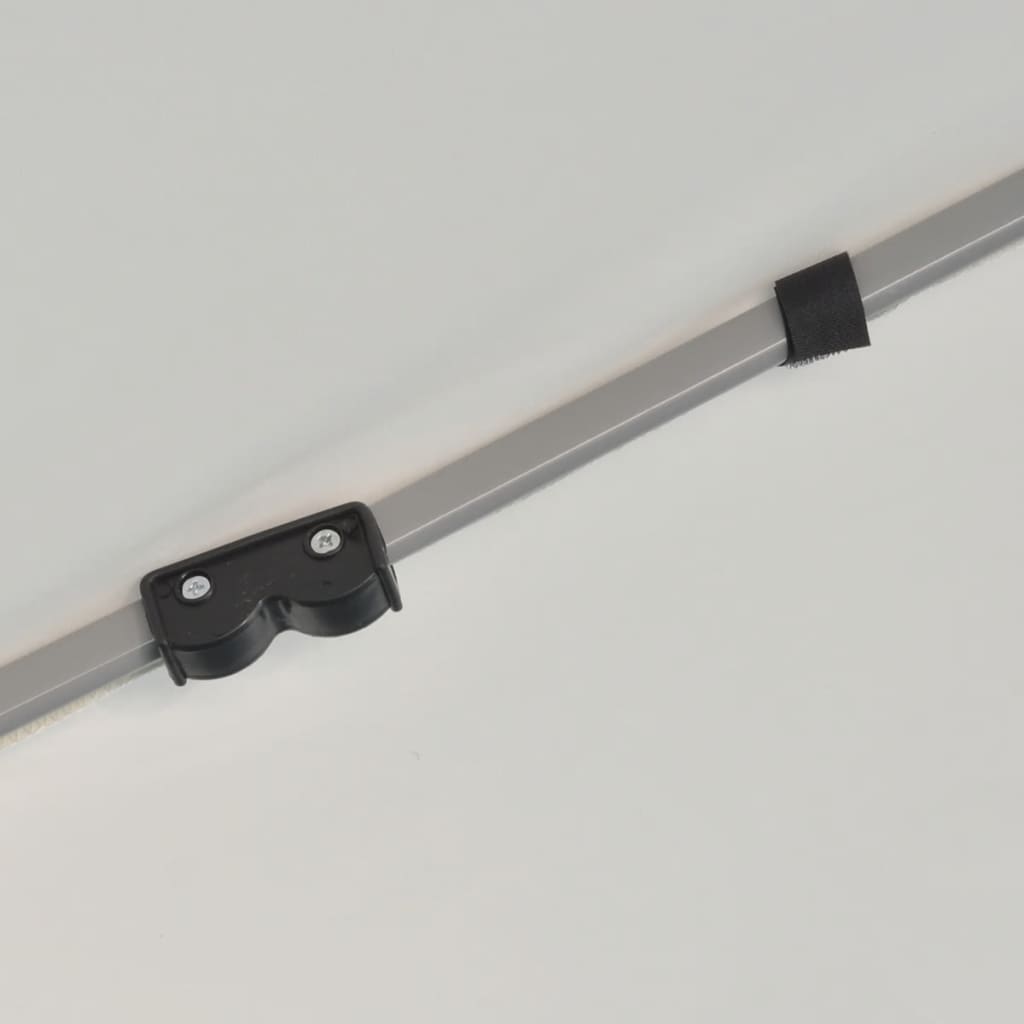 Sechseckiges Pop-Up Festzelt 6 Seitenwände Cremeweiß 3,6×3,1 m