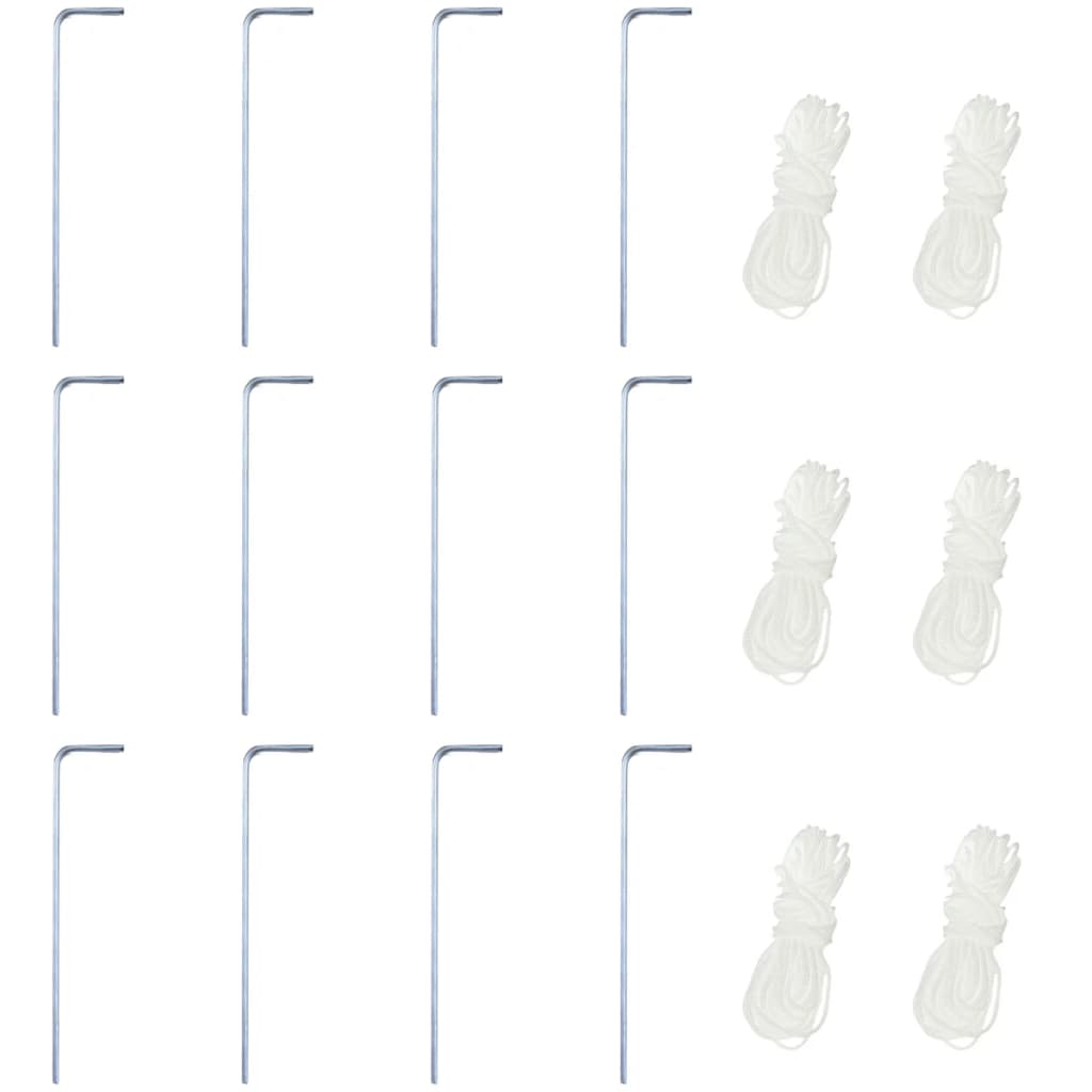 Sechseckiges Pop-Up Festzelt 6 Seitenwände Cremeweiß 3,6×3,1 m