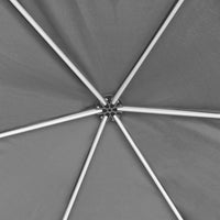 Thumbnail for Sechseckiges Pop-Up Festzelt mit 6 Seitenwänden Grau 3,6x3,1 m