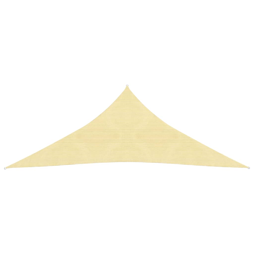 Sonnensegel HDPE Dreieckig 5x5x5 m Beige