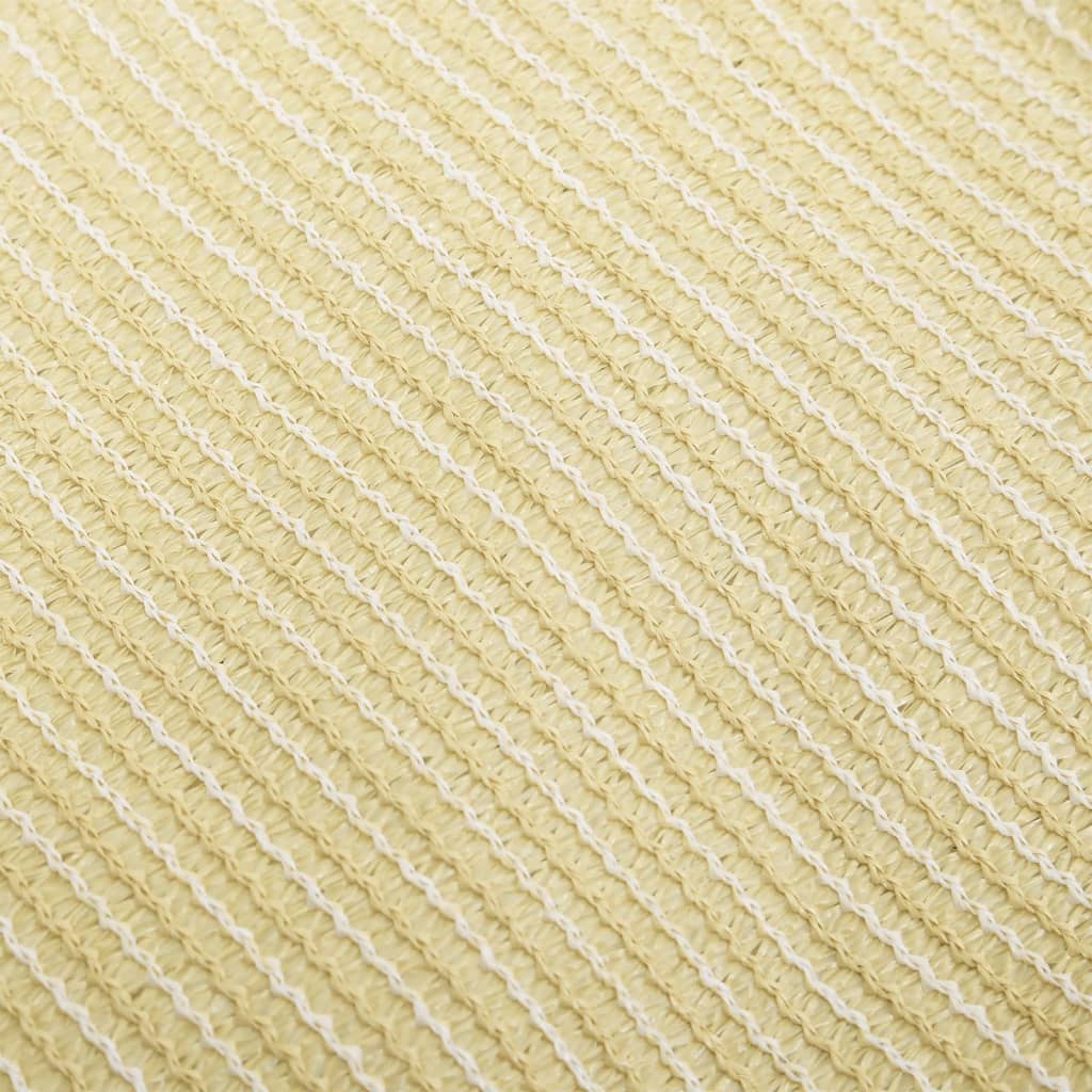 Sonnensegel HDPE Dreieckig 5x5x5 m Beige