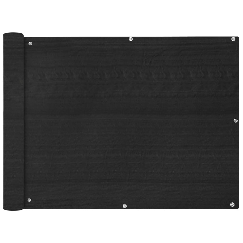 Balkonsichtschutz HDPE 90x400 cm Anthrazit