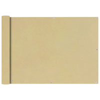 Thumbnail for Balkonsichtschutz Oxfordgewebe 75x400 cm Beige