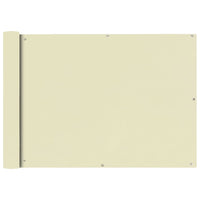 Thumbnail for Balkonsichtschutz Oxfordgewebe 75x600 cm Creme