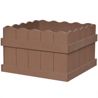 Thumbnail for WPC Garten-Hochbeet 40x40x25 cm Braun