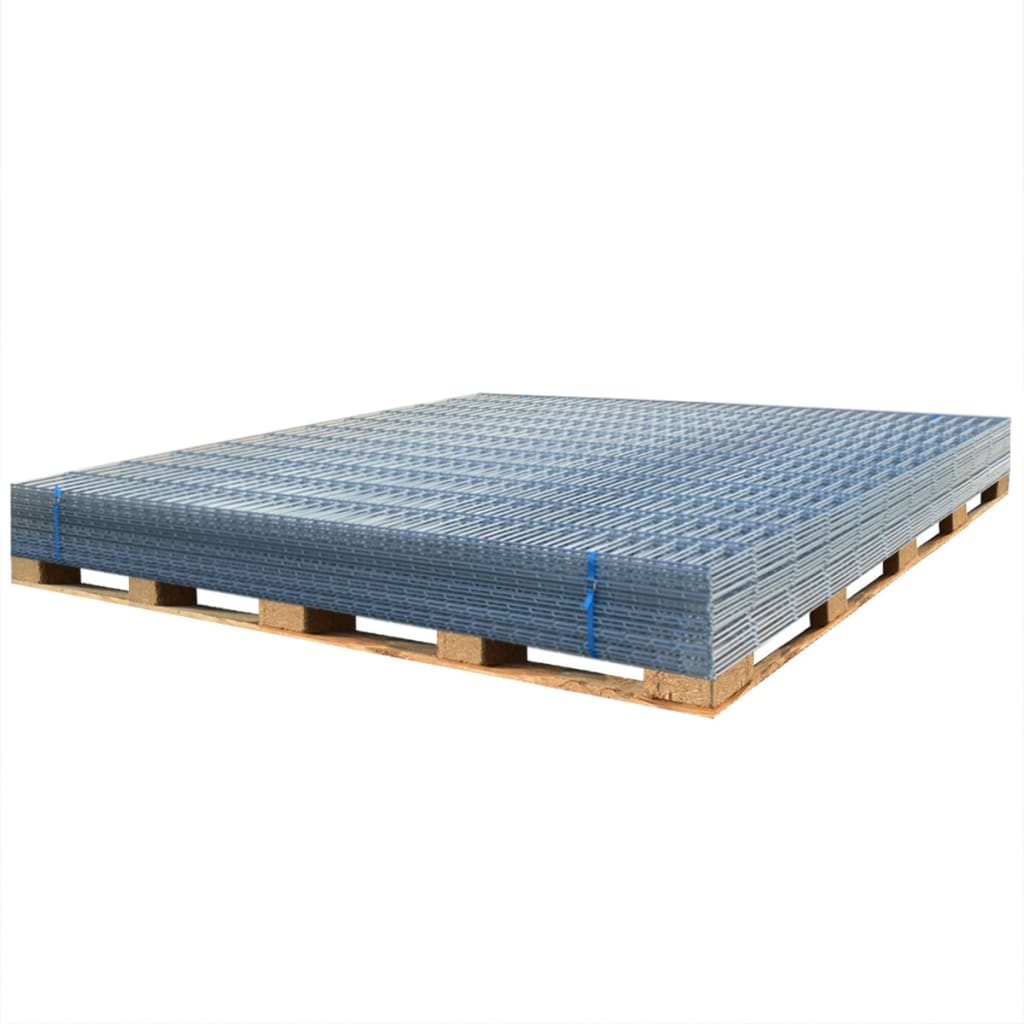 Doppelstabmatte 2,008x1,63 m Silbern