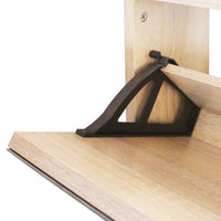 Thumbnail for Schuhschrank mit 3 Fächern Spiegel Eiche-Optik 63x17x102,5 cm
